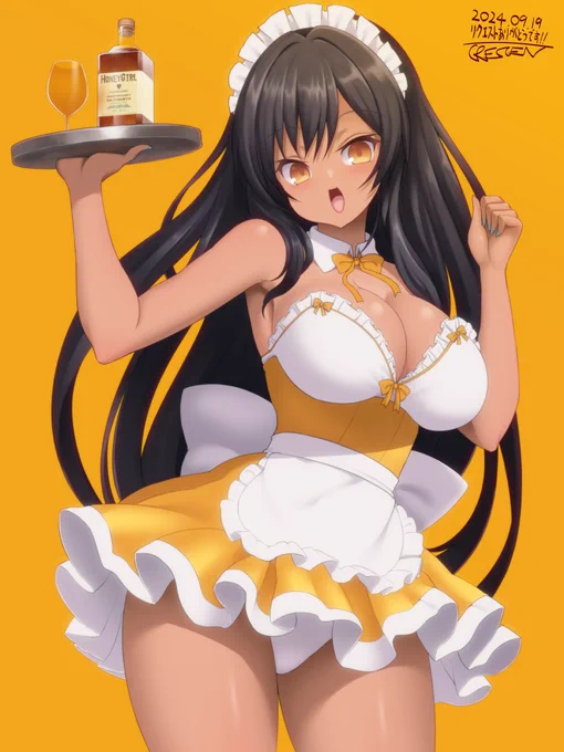 sut02さんのOC,ヤスミンちゃんを描かせて頂きました(リプに続く 