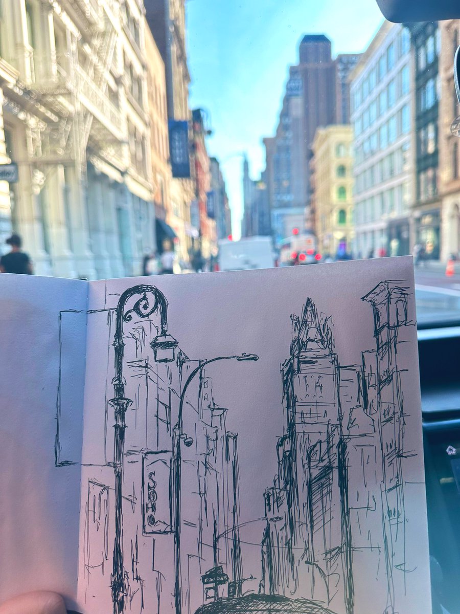 Gm Gm Gm from NYC 

Pro tip, bring your sketchbook everywhere