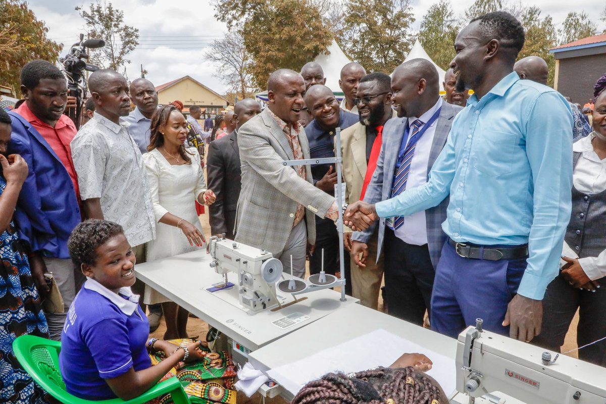 emalidca_'s tweet photo. We joined @GvnMutula,along with the residents of Makueni, to launch the 1st Makueni County Vocational Training Centres Skills Exhibition at Springhill Kwakakulu CTTI. We donated 4  industrial sewing machines that will help students gain skills to meet job market requirements. https://t.co/yF8GvsVrwg