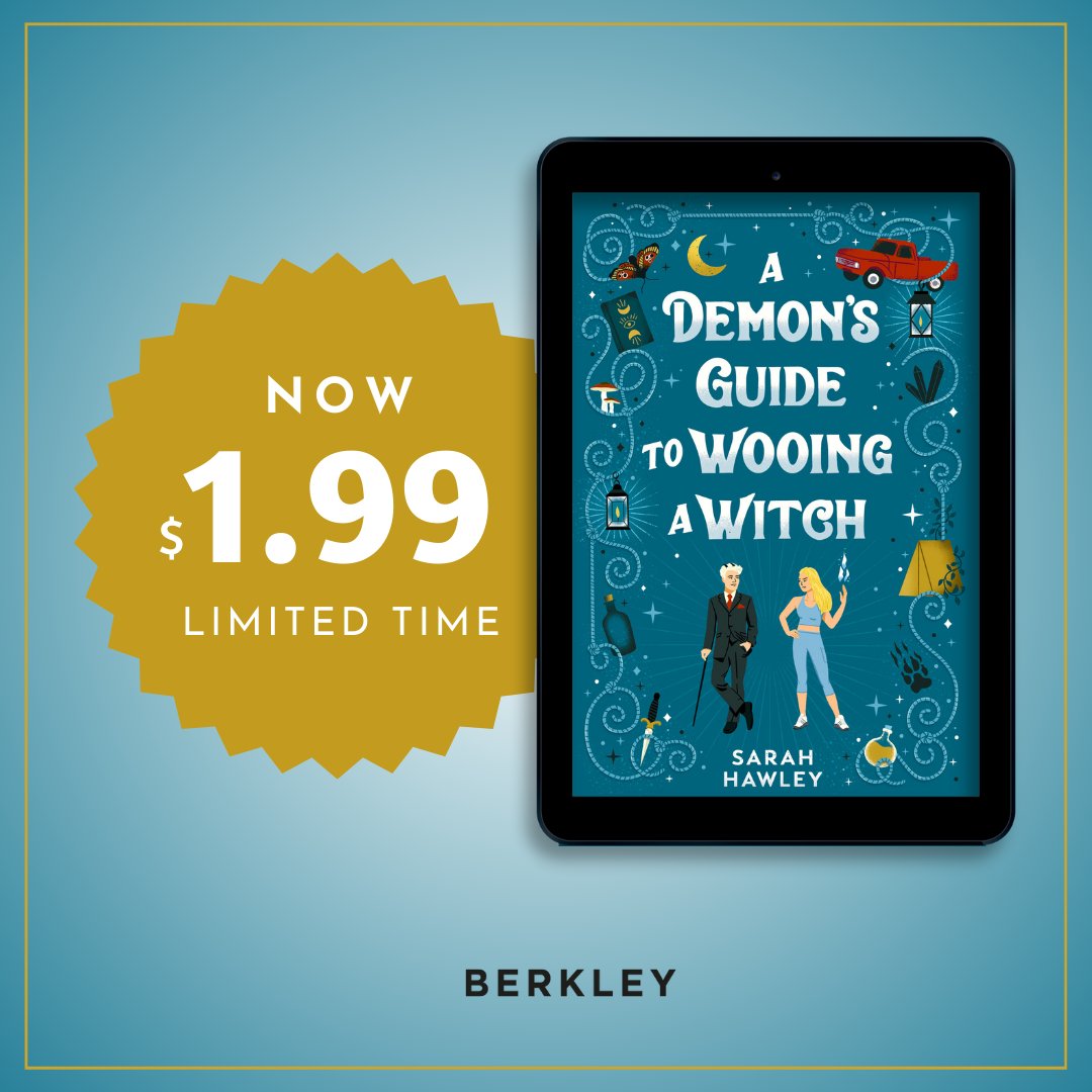 A DEMON'S GUIDE TO WOOING A WITCH is available for only $1.99 today! <a href="/BookBub/">BookBub</a> is running a low-price promotion, and the e-book is available for a massive discount through Sept 24 across all retailers.

Grab it while it's cheap!

amazon.com/Demons-Guide-W…