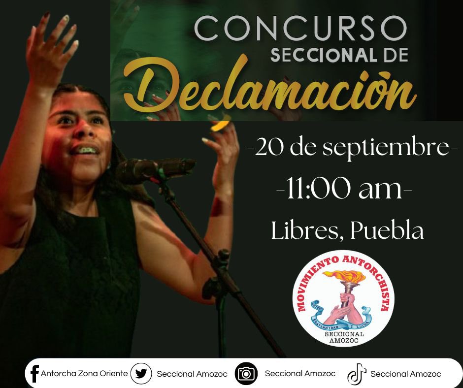¡Ya es mañana! 

Los esperamos en la transmisión en vivo desde nuestra página principal. 

#AntorchaEsCultura
