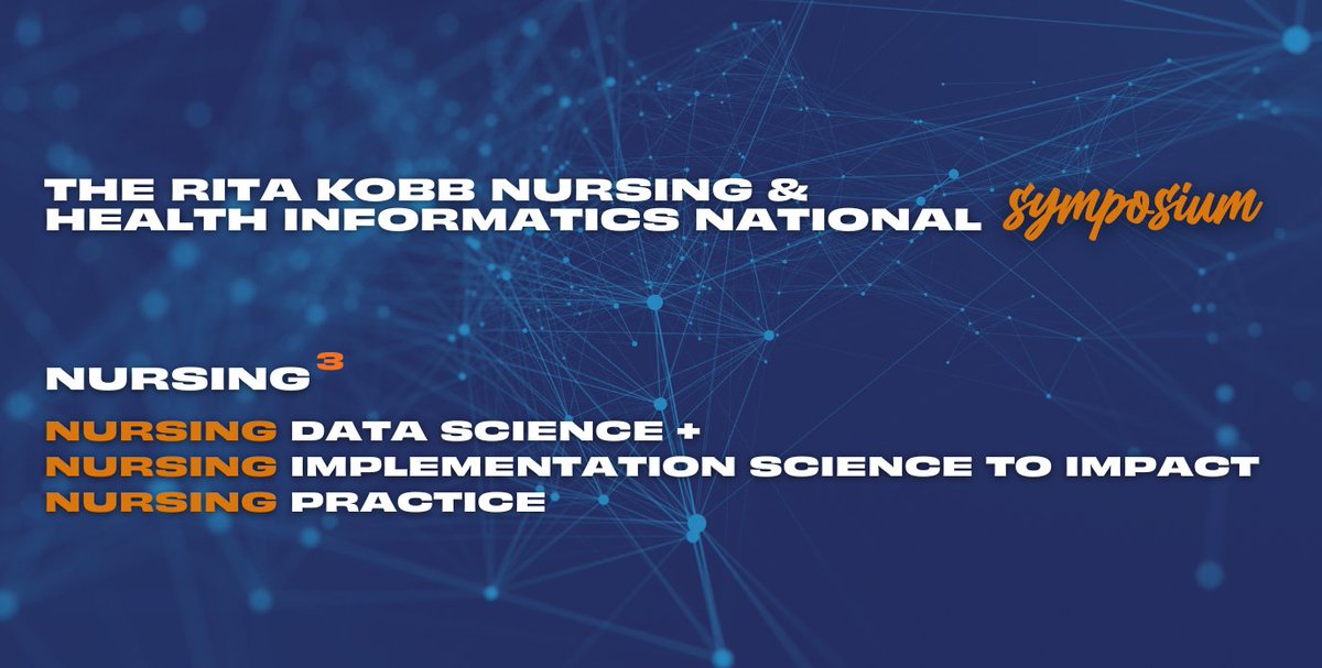 Deadline Extended! Submit your podium/poster presentations for the Rita Kobb Nursing &amp; Health Informatics National Symposium by Oct. 15! Join us in Gainesville on Feb. 28, 2025. Learn more &amp; submit here: nursing.ufl.edu/2025-kobb-symp…