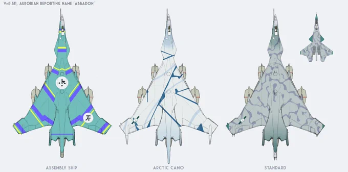 VmR.511, Aurorian reporting name "Abbadon"Katskayan strategic bomber 