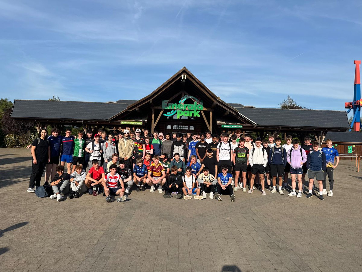 Senior students enjoyed a trip to Emerald Park today as part of their LCVP course. The sun was out all day so they had a great trip!