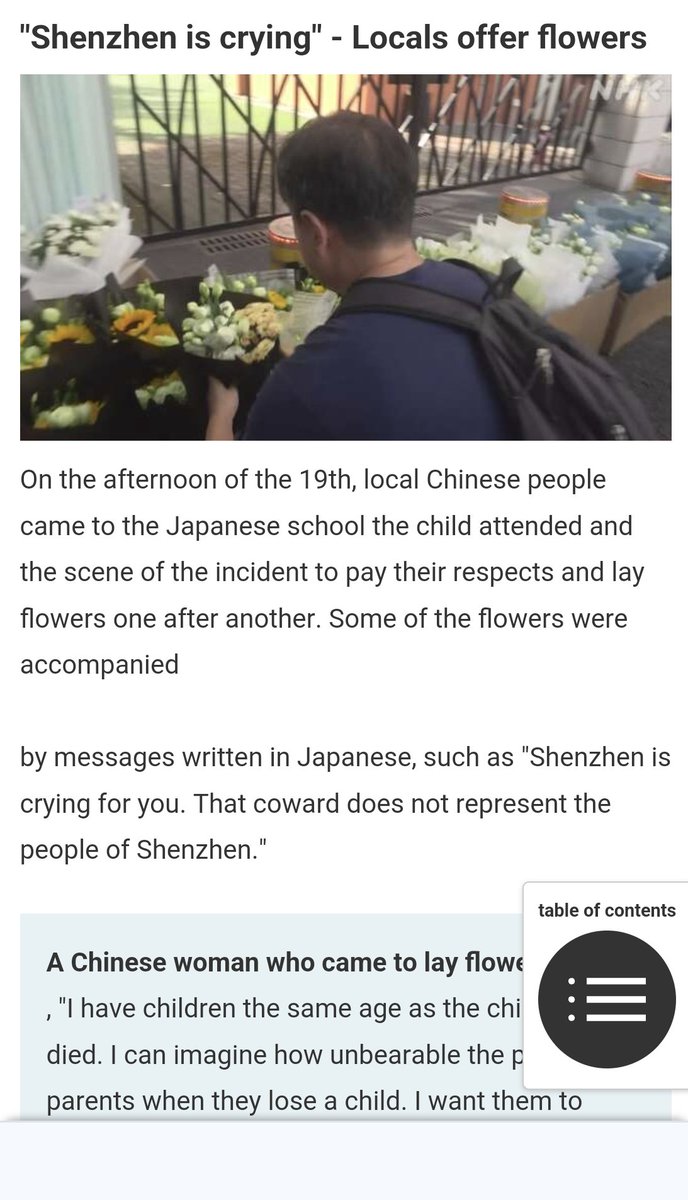 RihitoPhysicist's tweet photo. 🇨🇳 residents in both Japan &amp; Shenzhen condemned 🇯🇵 stabbing incident &amp; held mourning  parade with flowers.Yet all of 🇯🇵 Business group,PM &amp; politicians are blowing this out of proportion.Fools using it for political purposes, dont see same reactions for Western Anti-Asian attacks https://t.co/SekrhbyKaF