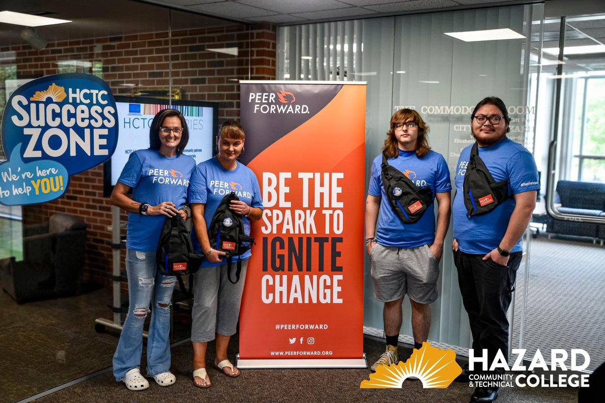 PeerForward's tweet image. Our PeerForward in College (PFiC) team from @go2hctc welcomed new Peer Leaders this week! We can’t wait see all that they accomplish on campus this year! 

#peerforward #peerforwardincollege #pfic