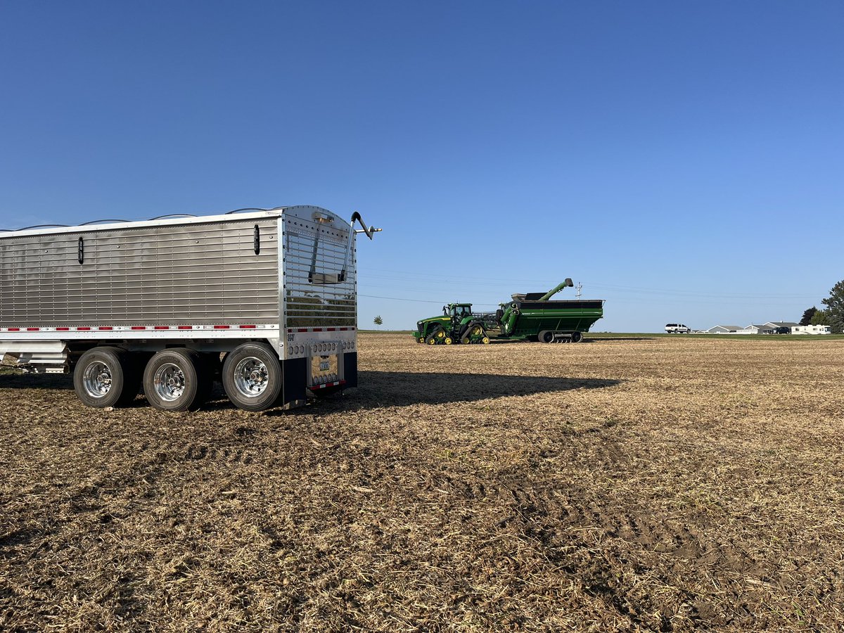 ColeWirth's tweet image. Got this new hopper over a month ago, Monday I got to break it in with some of the first loads of harvest