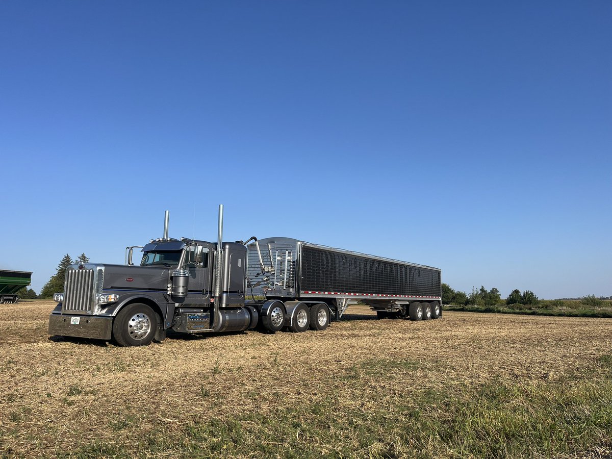 ColeWirth's tweet image. Got this new hopper over a month ago, Monday I got to break it in with some of the first loads of harvest