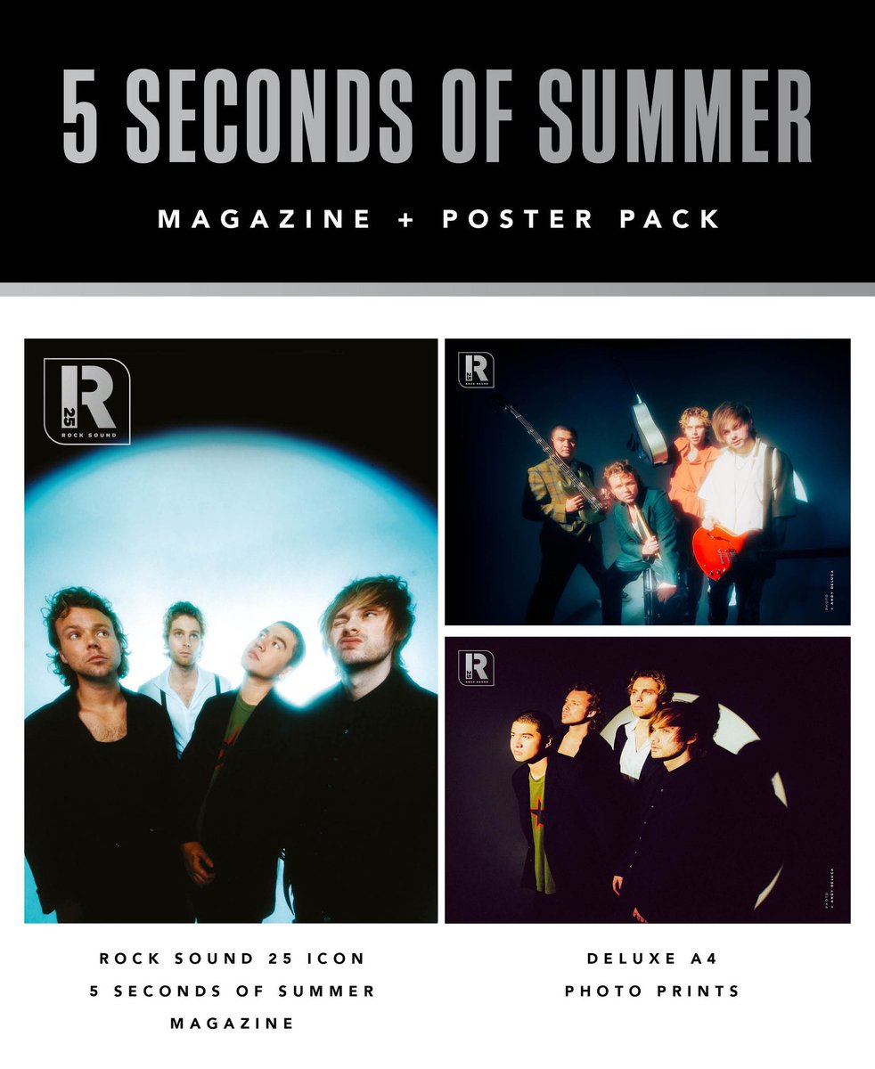 You asked for it… giveaway time!

To celebrate the self titled anniversary &amp; the release of the Rock Sound article, we’re giving away a copy of the magazine! 🤍

To enter, all you need to do:
- Follow us 
- RT this post. 

The giveaway is open until 7th October, and is