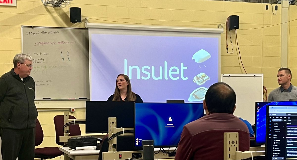 Lisa Tuzzolo (@lisatuz) on Twitter photo New Robotics and Automation class started this week <a href="/middlesex_cc/">MiddlesexCommCollege</a>. with funding from <a href="/MALifeSciences/">Massachusetts Life Sciences Center</a> Pathmaker Initiative. Thank you to our partners at Insulet for visiting and presenting information to the students this morning. <a href="/MassHireLowell/">MassHire Lowell Career Center</a> <a href="/mcc_cet/">Corporate & Community Education at Middlesex CC</a> #partnerships #training New Robotics and Automation class started this week <a href="/middlesex_cc/">MiddlesexCommCollege</a>. with funding from <a href="/MALifeSciences/">Massachusetts Life Sciences Center</a> Pathmaker Initiative. Thank you to our partners at Insulet for visiting and presenting information to the students this morning. <a href="/MassHireLowell/">MassHire Lowell Career Center</a> <a href="/mcc_cet/">Corporate & Community Education at Middlesex CC</a> #partnerships #training