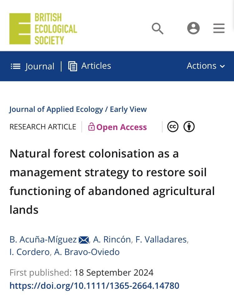 Andrés Bravo-Oviedo (@abravo_oviedo) on Twitter photo Is natural forest colonization a good passive restoration option? have a look at the latest <a href="/AMiguez_B/">Belén Acuña Míguez</a> paper 👇
doi.org/10.1111/1365-2… Is natural forest colonization a good passive restoration option? have a look at the latest <a href="/AMiguez_B/">Belén Acuña Míguez</a> paper 👇
doi.org/10.1111/1365-2…