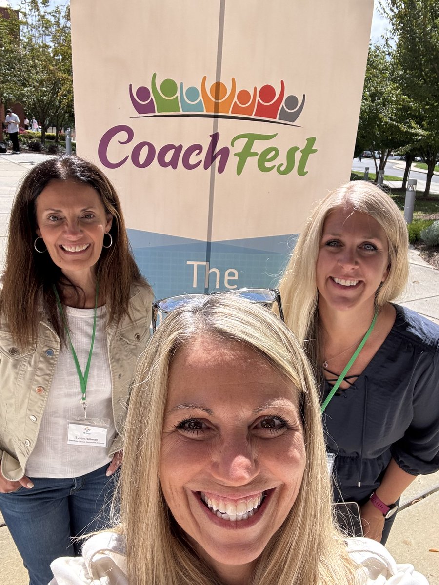Fun to be back at #coachfest presenting with these amazing ladies! Love learning alongside coaches around the country!