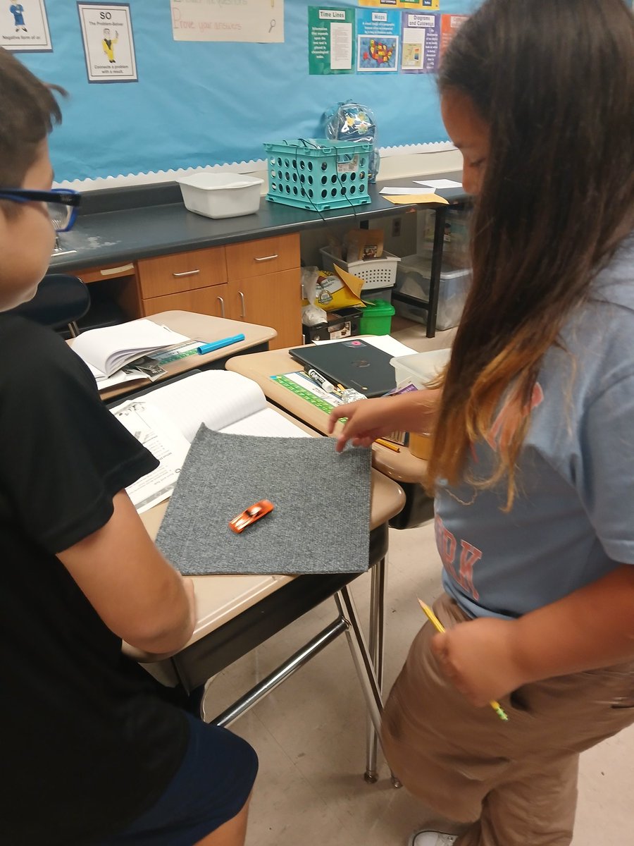 Today we explored the forces of friction, gravity, and magnetism. #bbproud