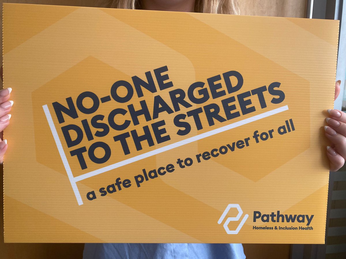 Our campaign logo is here and we’re bringing the message to Labour Party conference - no one should be discharged from hospital to the street or insecure temporary accomodation. There are solutions - visit stand J13 to find out more