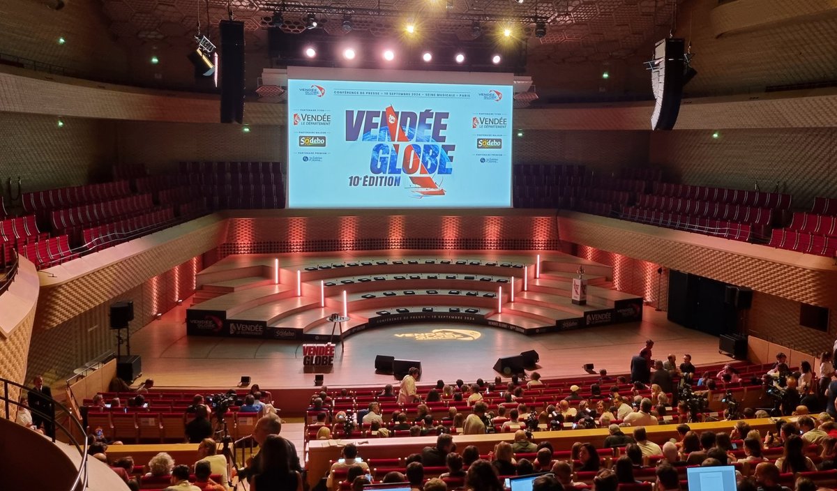 ⛵️ À 52 jours du grand départ, la conférence de presse du <a href="/VendeeGlobe/">Vendée Globe</a> se tenait ce jeudi 19 septembre 2024, à la Scène Musciale, à Boulogne-Billancourt. Que faut-il en retenir ? ⬇️