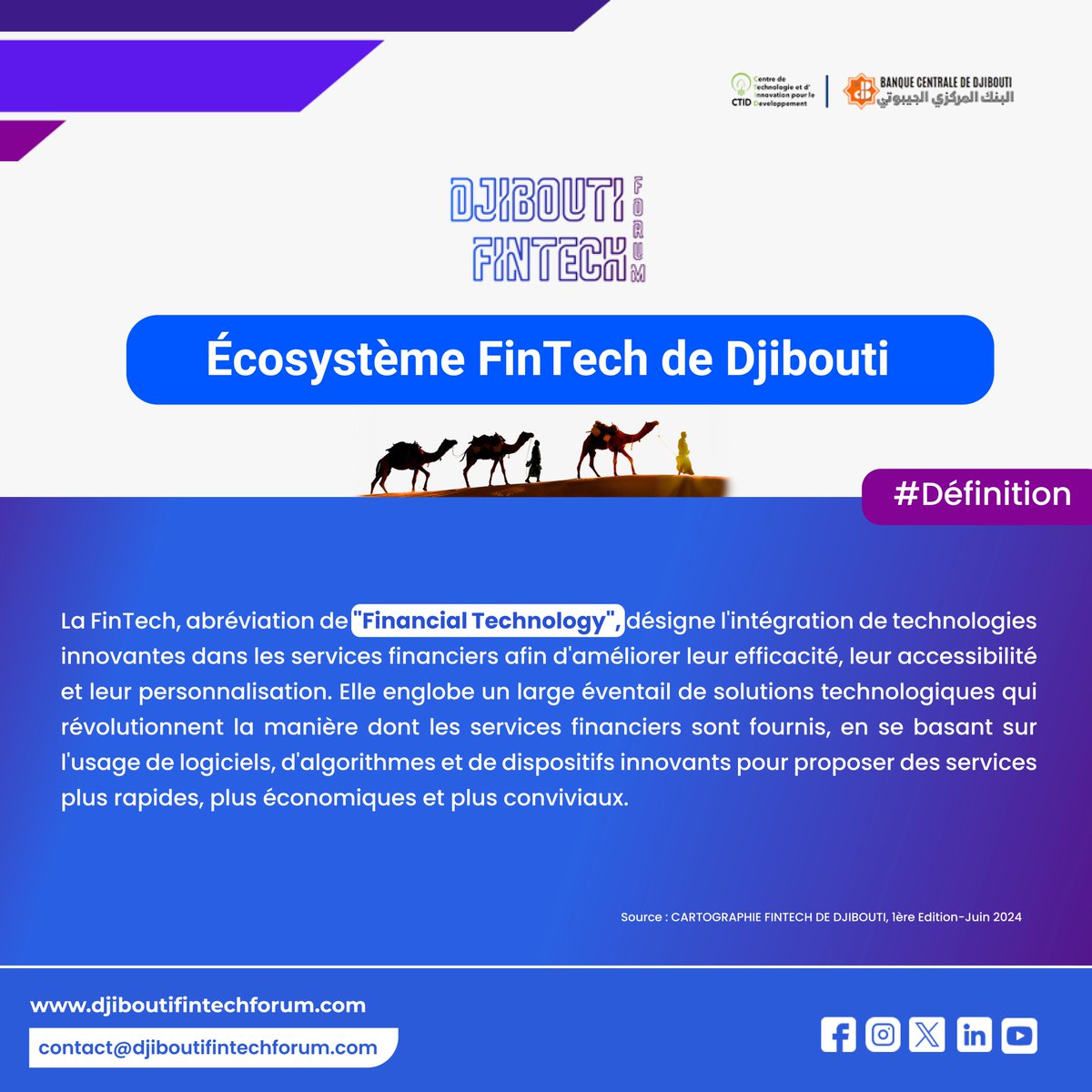 Dj_FintechForum's tweet photo. 📢É𝐜𝐨𝐬𝐲𝐬𝐭è𝐦𝐞 𝐟𝐢𝐧𝐭𝐞𝐜𝐡 𝐝𝐞 𝐃𝐣𝐢𝐛𝐨𝐮𝐭𝐢🇩🇯

#Définition 🅵🅸🅽🆃🅴🅲🅷

➕d'infos 🔗https://t.co/awtDeV0FlB

#Djibouti  #DFF2024 #Fintech #Ecosysteme https://t.co/US2XeLzHK8