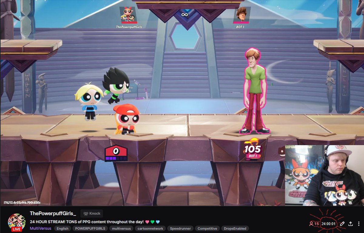 ThePowerpuffGuy's tweet photo. 24 HOUR STREAM IS FINALLY DONE AND OVER! 
🩷💙💚

Thank you @multiversus and @Player1stGames for making this game and character i LOVE them so much and i will play it for as long as i can play video games! Even after i still wanna get on and keep playing! 

Thank you everyone who stopped into the chat and hung out you really made it an amazing day and what a way to close out one of the best weeks of my life! Thank you @tarastrong for stopping in an chatting with me and chat! 

Thanks for all the love and support to everyone on Twitter who interacts with my tweets! I appreciate all the follows and wish to continue to post everything PPG as the weeks go on. 🔥 

Shout out to my wife who made food for me while i streamed and supported me in wanting to do this! I love you so much ❤️But now I'm going to get some SLEEP 😴 PLAY #MULTIVERSUS 
#thepowerpuffgirls #PPG