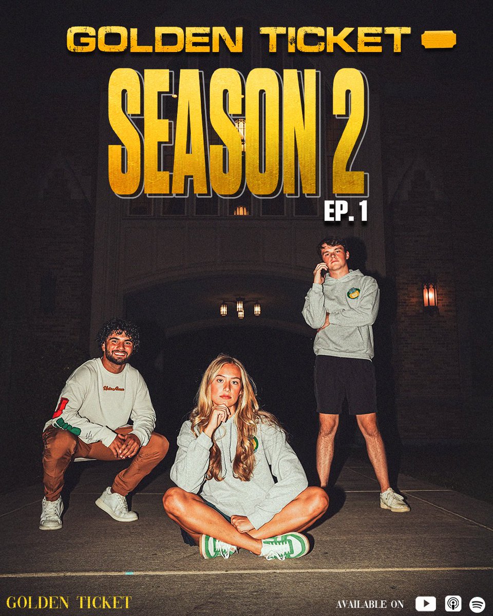 GOLDEN TICKET IS BACK 🏆🎟️ (All Platforms)

The group FINALLY returns for the start of Golden Ticket Season 2. The group dove into their big plans for the upcoming semester, and talked about how their experiences have shaped them into who they are today. 

#GoldenTicket #Podcast
