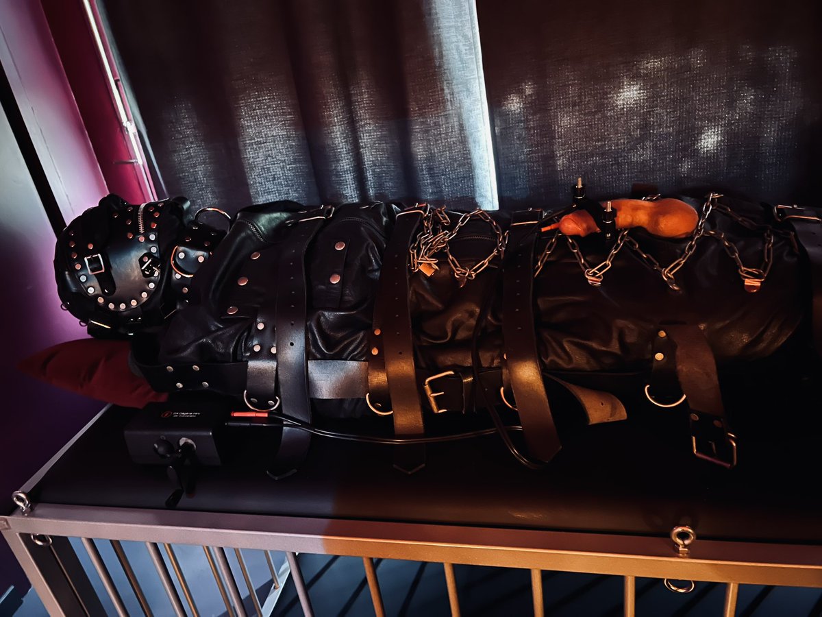 Comfortable with little jolts of electricity on his cock.