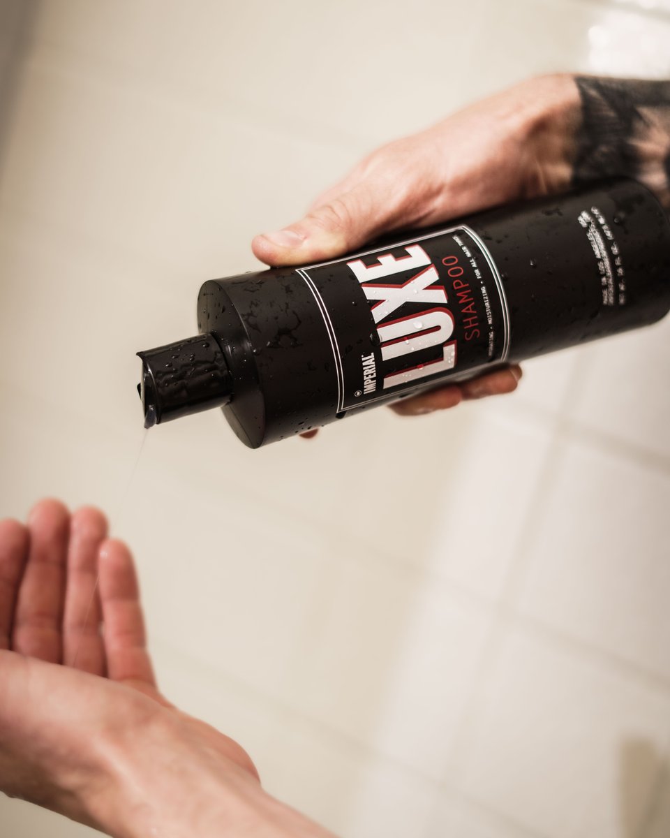 imperialbarber's tweet photo. Refresh your hair routine with luxe shampoo and conditioner! 🌿 Our American-made duo, free from parabens, sulfates, and silicones, nourishes with spirulina, dulse, and argan oil for clean, healthy locks. Complete the experience with luxe body wash and enjoy bundle savings! ✨ https://t.co/etFxn6BT4B