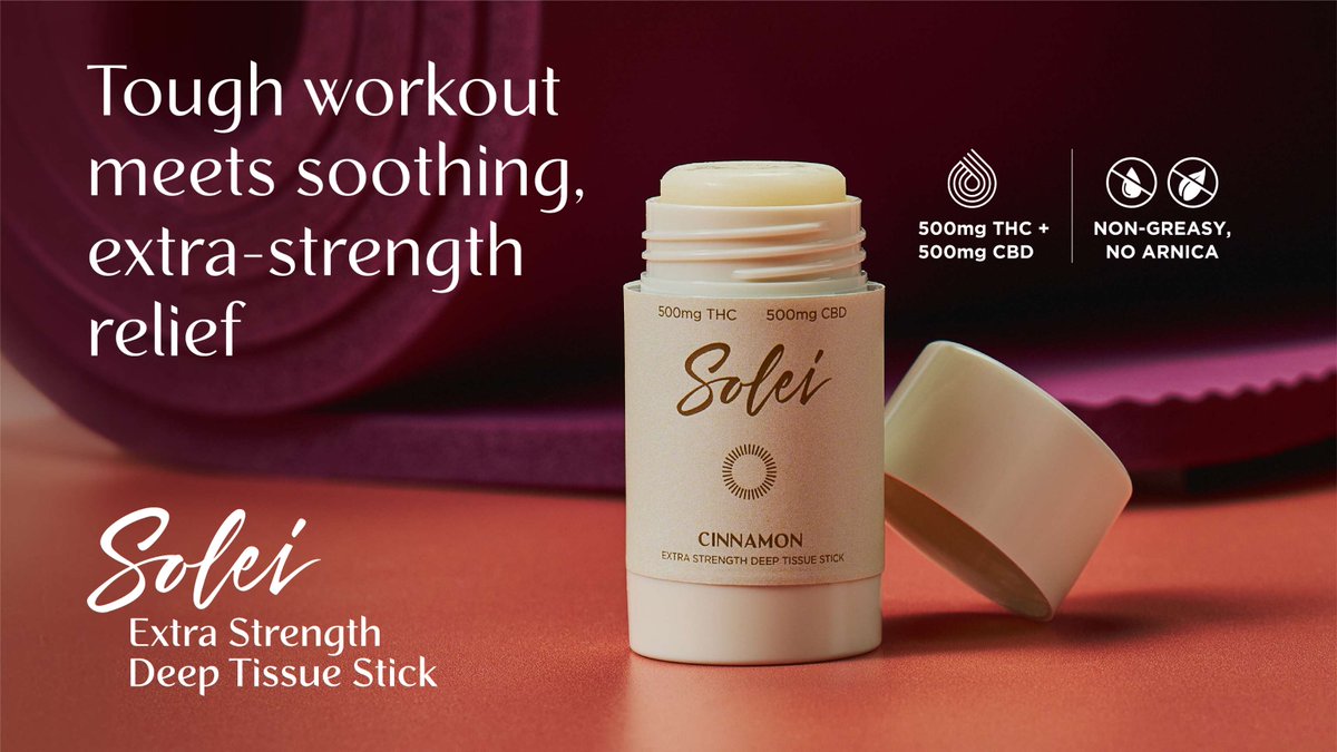 The Extra Strength Deep Tissue Stick is a gym bag essential, offering targeted relief and relaxation. Enjoy the potent 500mg THC and 500mg CBD blend with nourishing, non-greasy shea butter, coconut and jojoba oil for smooth recovery (and skin!).