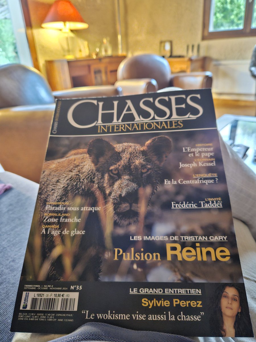 Denis Plat (@platdenis) on Twitter photo Enfin reçu le dernier numéro de <a href="/ChassesInterna1/">Chasses Internationales</a>
Ne pas me déranger, je lis !
Comme d'habitude, qualité, culture et découvertes sont au rendez-vous !
#Chasse
#ChassePartage
#chasseurs Enfin reçu le dernier numéro de <a href="/ChassesInterna1/">Chasses Internationales</a>
Ne pas me déranger, je lis !
Comme d'habitude, qualité, culture et découvertes sont au rendez-vous !
#Chasse
#ChassePartage
#chasseurs