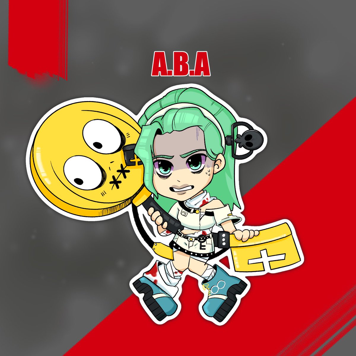 nemeows_'s tweet image. I like making stickers for myself. Look at my favorite couple 🥰#GuiltyGear #GuiltyGearStrive