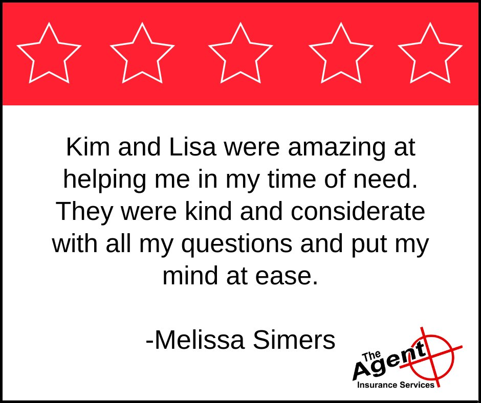 TheAgentRon's tweet photo. Let us put your mind at ease about your insurance too! 

Thank you Melissa for such a kind Google review. We are happy to help!

#ThankfulThursday https://t.co/GdZs6iL4QZ