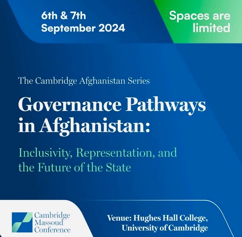 MosaicGFdn's tweet image. A thread🧵
(1/12) Proud to announce successful holding of our 2-day Cambridge Massoud Conference (CMC) III, @MassoudConfCamb, aka Cambridge Afghanistan Series on the 6-7th of of September at @Hughes_Hall, @Cambridge_Uni with an excellent line-up of 6 panels & a Roundtable.…