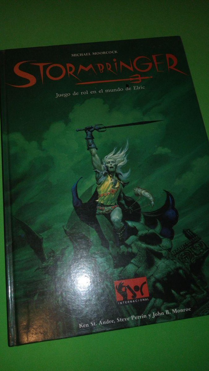 Ignaciofase78's tweet image. Juego de rol en el mundo de Elric ...STORMBRINGER!!!