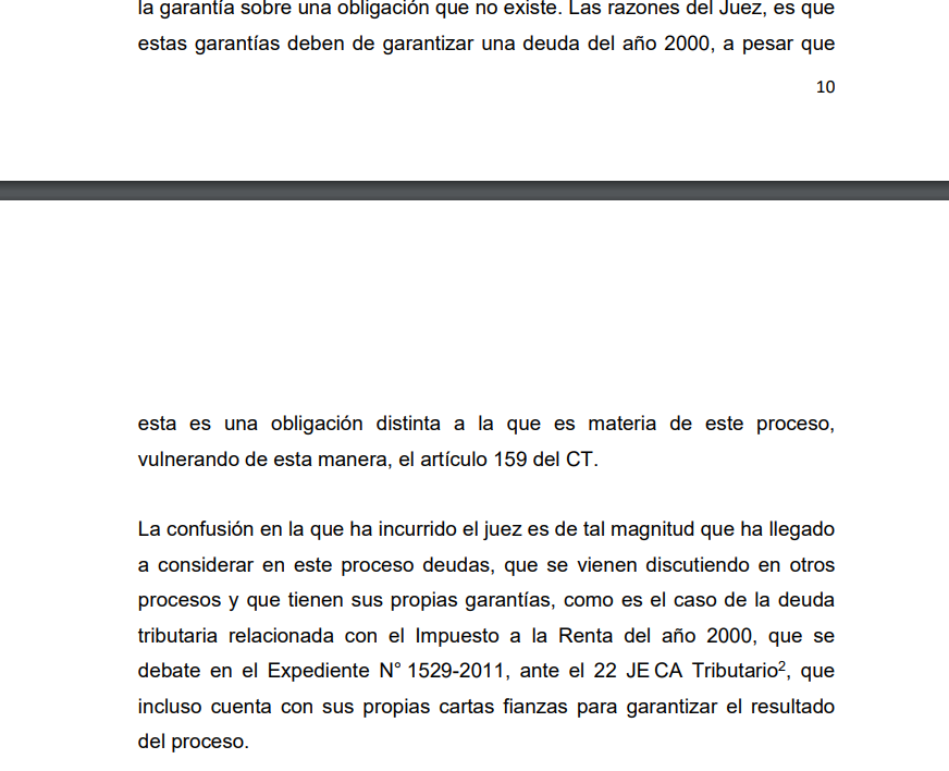 paolobenza's tweet photo. #Último Insólito. Un juzgado ordena que la Sunat le devuelva S/371 millones a Telefónica, de unas cartas fianza que ya cobró hace unos meses (por una deuda tributaria).

El argumento es que el juez que ordenó ejecutar las cartas fianza se confundió y que eran para otro proceso. https://t.co/MxEZRI9Dbd