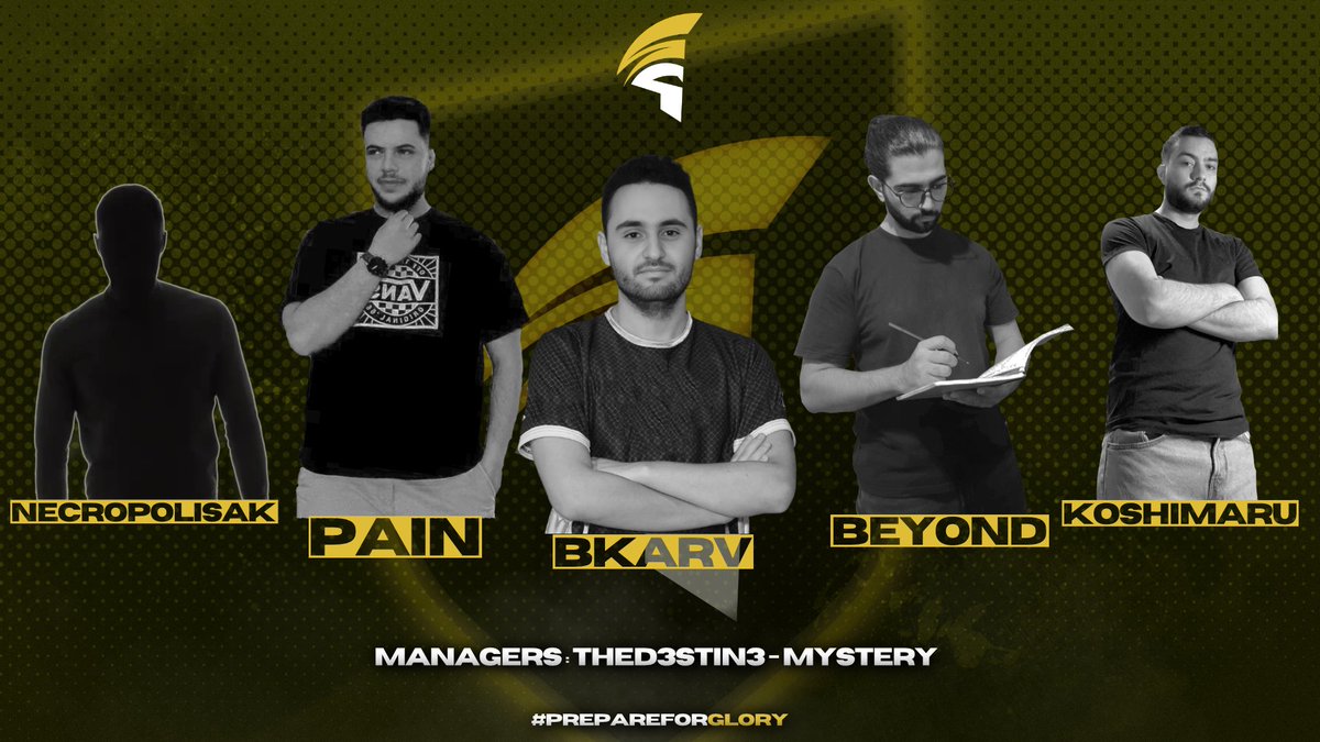 Spartans EU (@spartanseu) on Twitter photo We are delighted to reveal our Staff Team for the 2024 Pro-AM!
Head Coach: <a href="/LunisolarLoL/">BKarv</a>
Assistant Coach: @LEFTERIS281
Analyst: <a href="/Kosh1maru/">Koshimaru</a>
Positional Coaches: <a href="/BeYovdL/">Giorgos ''Beyond'' Papadokonstantakis</a>, <a href="/necropolisak/">Necropolisak</a>
Managers: <a href="/thed3stin/">SPA thed3stin</a>, <a href="/MysteryGRE/">Mystery</a>
#PrepareForGlory We are delighted to reveal our Staff Team for the 2024 Pro-AM!
Head Coach: <a href="/LunisolarLoL/">BKarv</a>
Assistant Coach: @LEFTERIS281
Analyst: <a href="/Kosh1maru/">Koshimaru</a>
Positional Coaches: <a href="/BeYovdL/">Giorgos ''Beyond'' Papadokonstantakis</a>, <a href="/necropolisak/">Necropolisak</a>
Managers: <a href="/thed3stin/">SPA thed3stin</a>, <a href="/MysteryGRE/">Mystery</a>
#PrepareForGlory