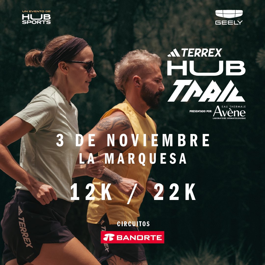 splitsmx's tweet image. Tenemos una cita el próximo 3 de noviembre en el adidas Terrex HubTrail presentado por Avène ⛰️

¿Ya te inscribiste? Córrele a hacerlo en hubsports.mx 

Puedes participar en 12K o 22K 🏃🏻‍♀️🏃🏻‍♂️

#terrex #hubtrail #trail #trailer #trailrunner #trailrun #trailrunninglife