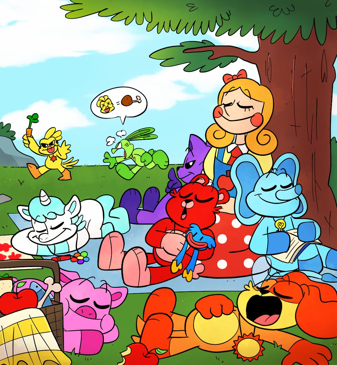 inusbij00's tweet image. Have a critter-ific week!🌈
#SmilingCritters #poppyplaytime