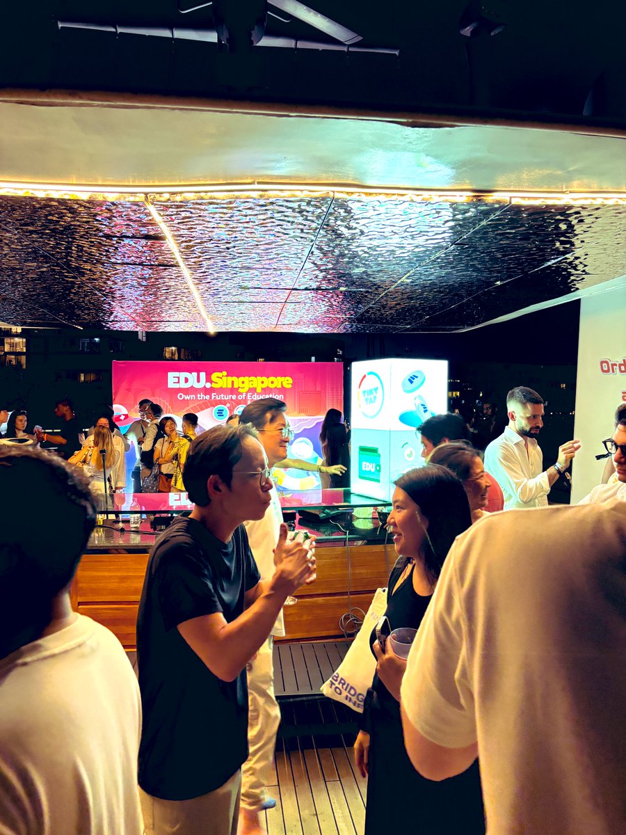 timsemelin's tweet photo. Yat on the Yacht !
Yat Yacht
Another Amazing event at BTC HOUSE !!!
Congrats @opencampus_xyz and @TinyTapEDU for the first EDU.Singapore
@ysiu https://t.co/4M6yrinDr5