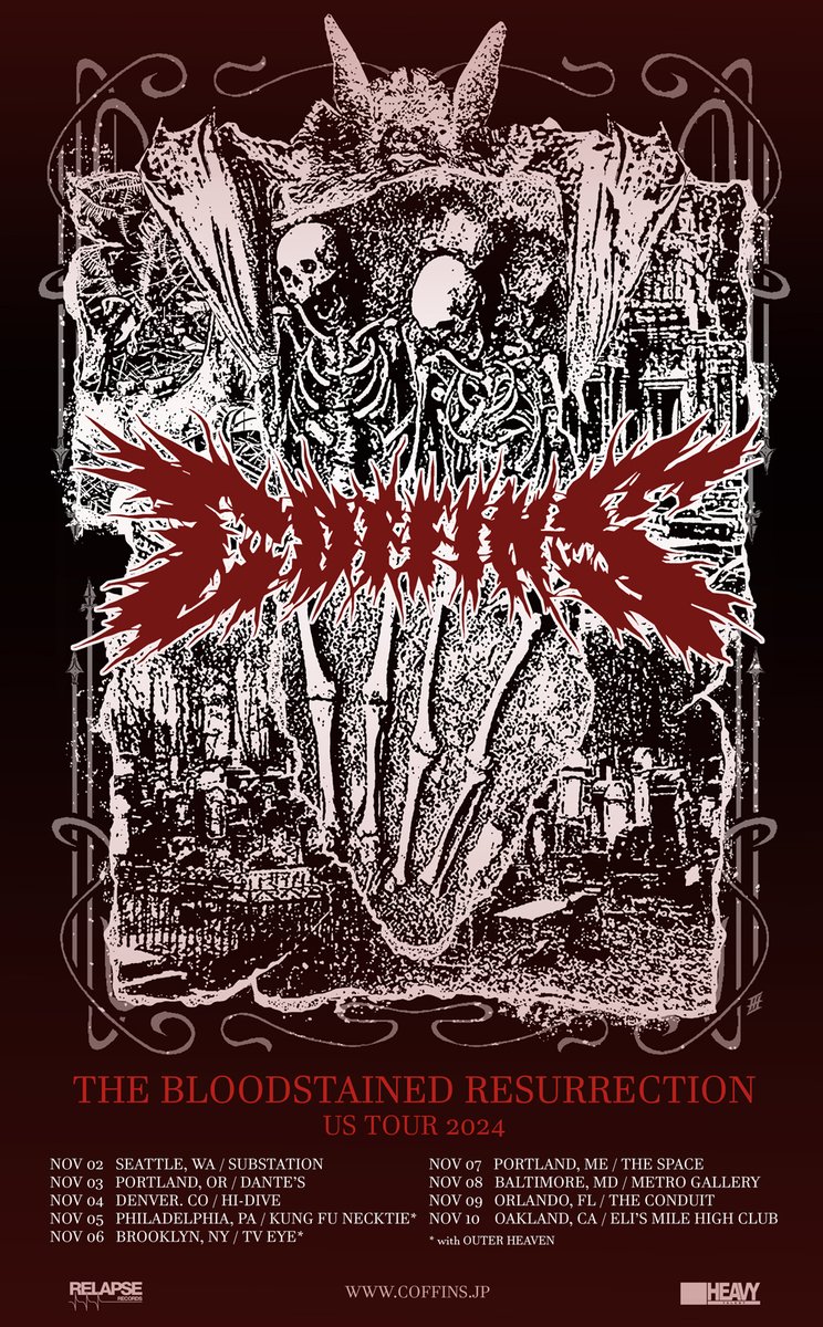 Finally! We are excited to announce our US tour dates for this November. Can't wait, see you there!