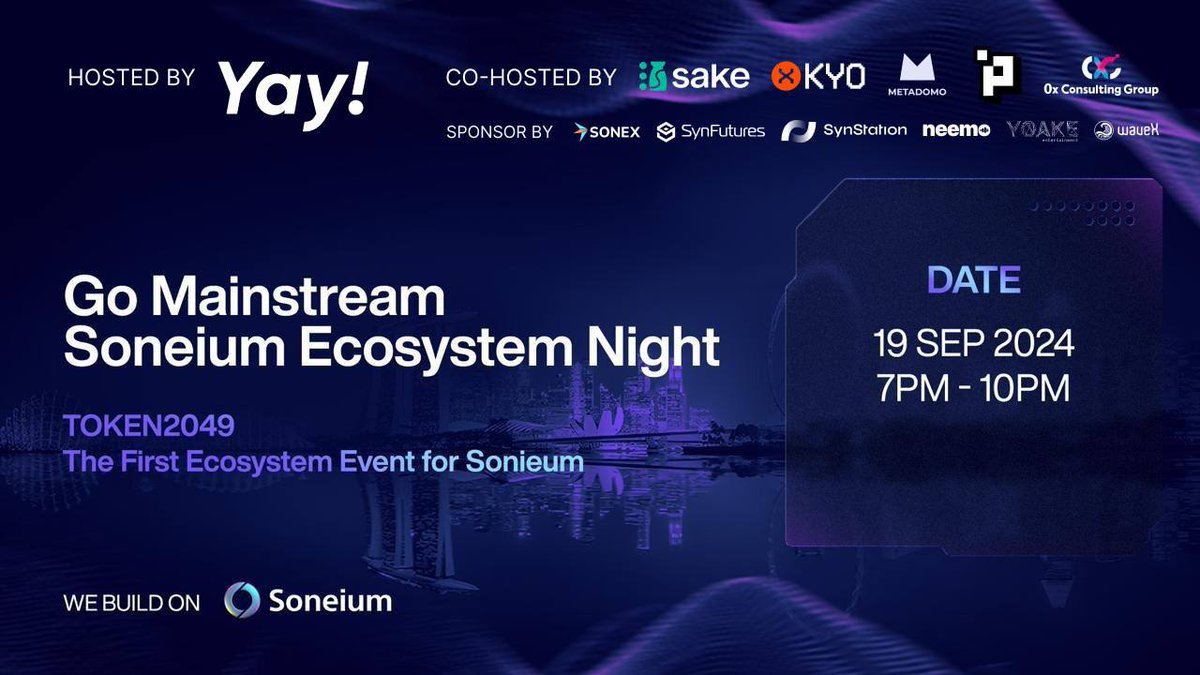 sonex_so's tweet photo. @soneium everywhere, anywhere! πβ¨ GM - Go Mainstream!
Unlock seamless and secure decentralized trading at your fingertips.
#SONEX #Soneium #OneDEXOneSolution #UnlockDeFi https://t.co/Evs6FFx1T5