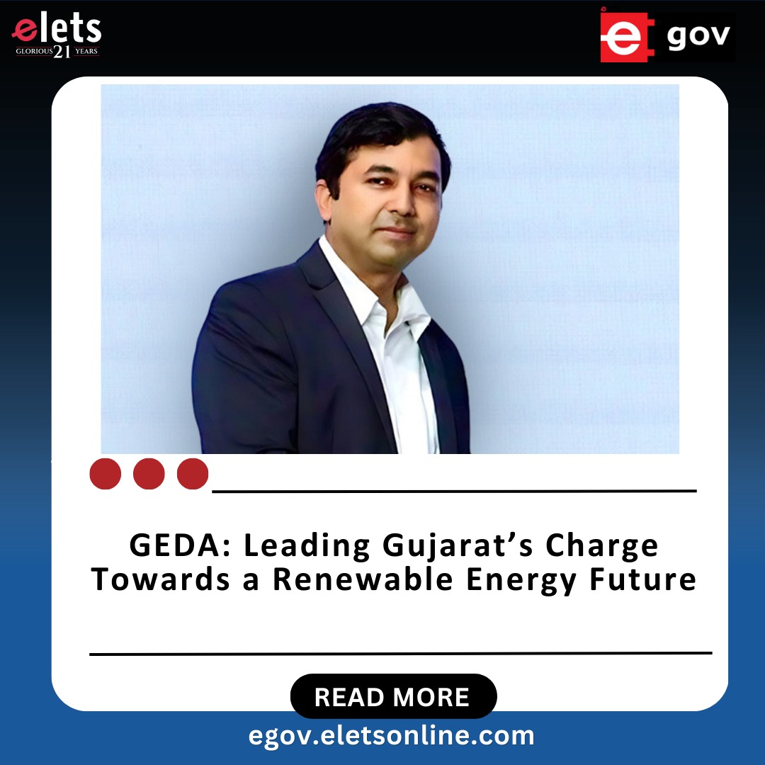 Elets Technomedia (@eletsonline) on Twitter photo Since its inception, the <a href="/gedaofficial/">Gujarat Energy Development Agency</a> has been instrumental in implementing Gujarat’s Renewable Energy Policy 2023, enabling the state to achieve an impressive 29 GW of #renewableenergy capacity— the highest among all states in India.
➤ bit.ly/3TBSI7f
<a href="/ajayprakash_ias/">Ajay Prakash, IAS</a> Since its inception, the <a href="/gedaofficial/">Gujarat Energy Development Agency</a> has been instrumental in implementing Gujarat’s Renewable Energy Policy 2023, enabling the state to achieve an impressive 29 GW of #renewableenergy capacity— the highest among all states in India.
➤ bit.ly/3TBSI7f
<a href="/ajayprakash_ias/">Ajay Prakash, IAS</a>