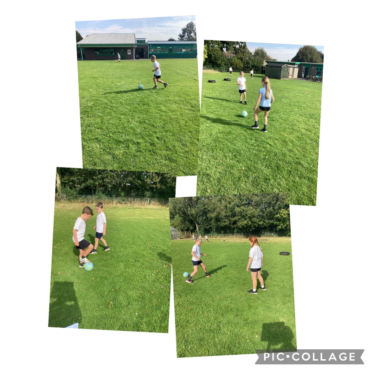 The sun was shining and Miss Simpson found her love for football,