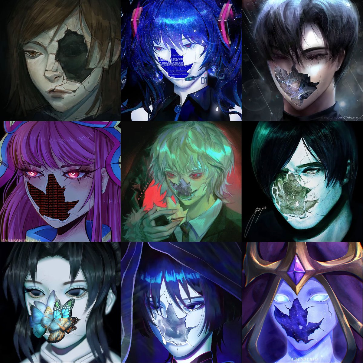 Our favourite character crossovers using our album artwork ‘Madra’ 🤍