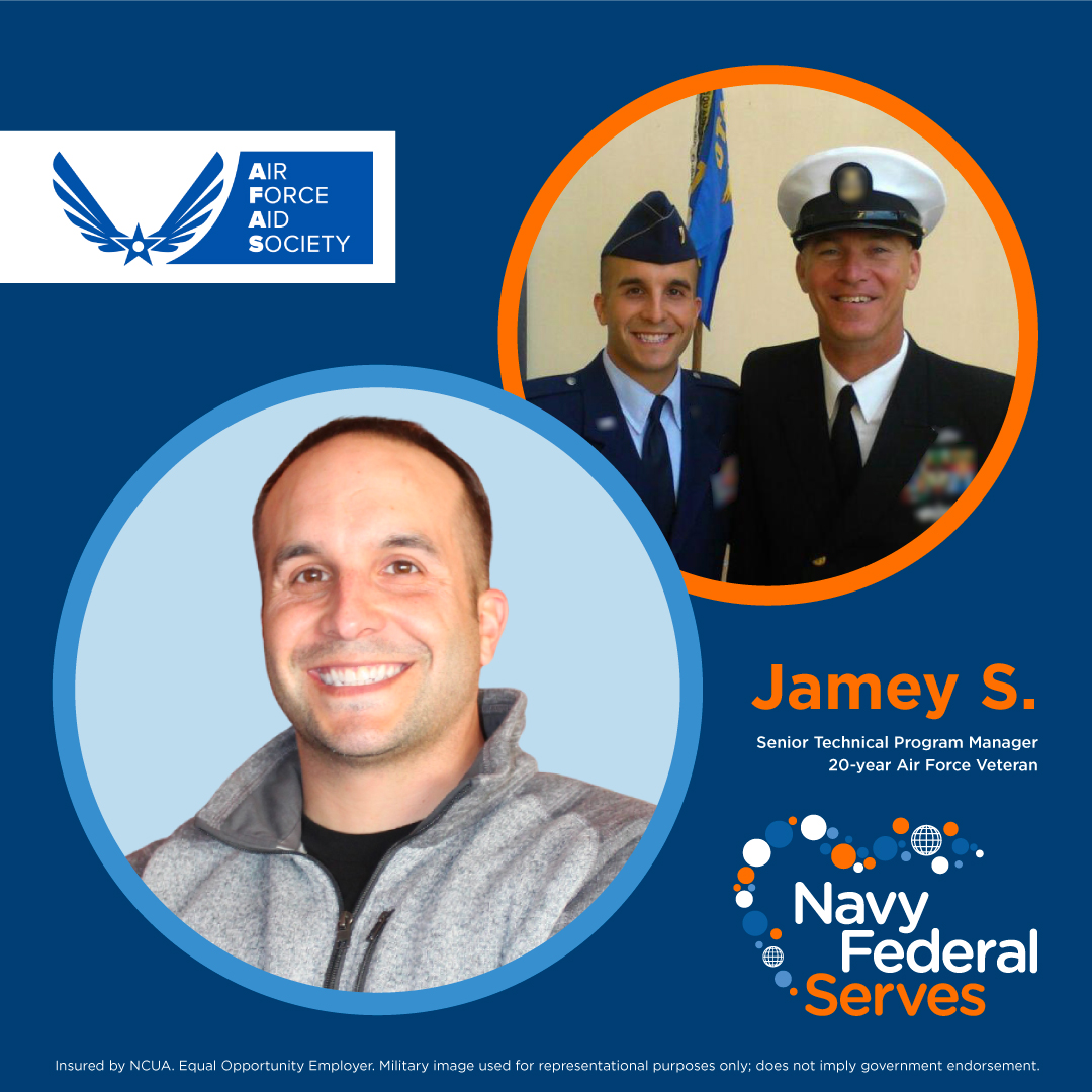Navy Federal Credit Union (@navyfederal) on Twitter photo We’re proud to support the <a href="/AFASHQ/">Air Force Aid Society</a>! Our team member Jamey shared, “During my 20 years in the Air Force, I witnessed firsthand how the Air Force Aid Society stepped in to support families facing unexpected hardships.” We’re proud to support the <a href="/AFASHQ/">Air Force Aid Society</a>! Our team member Jamey shared, “During my 20 years in the Air Force, I witnessed firsthand how the Air Force Aid Society stepped in to support families facing unexpected hardships.”