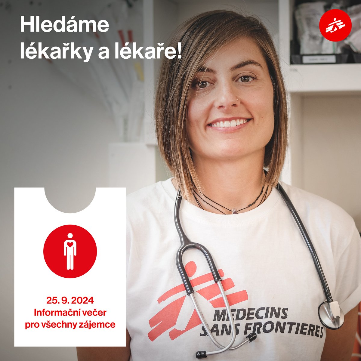 Pojeďte zachraňovat životy na humanitární misi s Lékaři bez hranic! 

Máte zájem o více informací? Přihlaste se na online Informační večer, který proběhne ve středu 25. 9. 2024 v 18:30!

Zaregistrujte se zde 👉 bit.ly/3MMuvYb

📸 Hannah Wallace Bowman / #lekaribezhranic