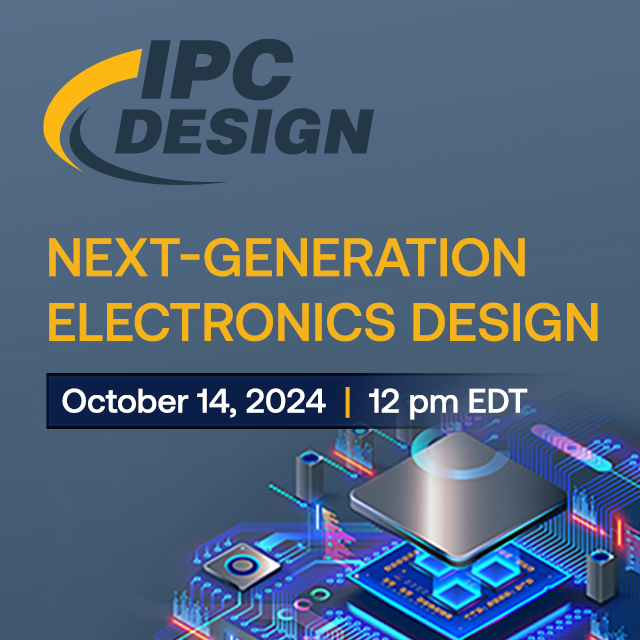 GlobalElecAssn's tweet photo. Find out what’s next in #electronics design in a free webinar, “Next Generation Electronics Design,” on Oct. 14. From #silicontosystems collaboration to design for #manufacturability, experts dive into all aspects of design rules. https://t.co/KizLTxRVc0 https://t.co/ufccekonRs