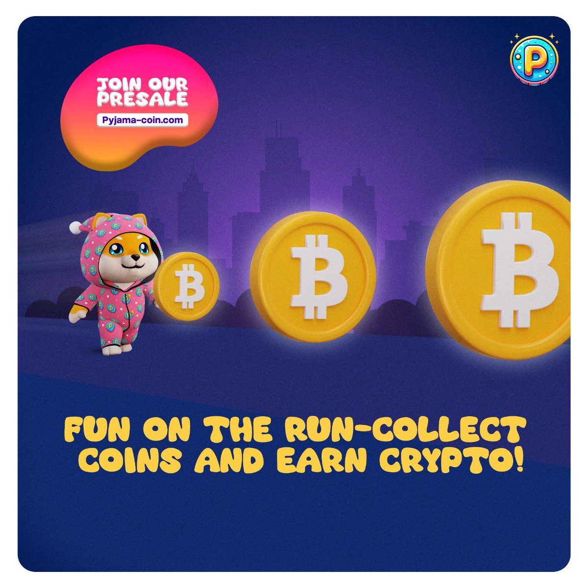 cryptoandaiedu's tweet photo. Earn every day with Pyjamacoin. Get your Pyjamacoins in the Pre-Sale.

https://t.co/5DY0E7sKoA https://t.co/bdCSsn3njO