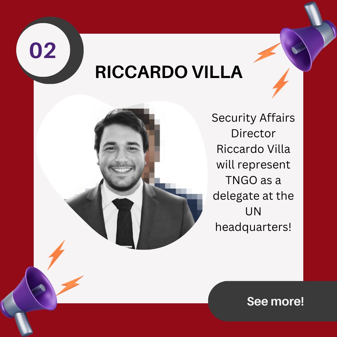 tngorder's tweet photo. 🔊 TNGO at the UN!
We’re excited to share that Theodora and Riccardo will represent us at the UN Summit of the Future in NYC on Sept 20-23!
🌍 World leaders will tackle key issues like peace, climate action, digital transformation, and social justice.
#UNSummit2024 https://t.co/knpZLqwLhw