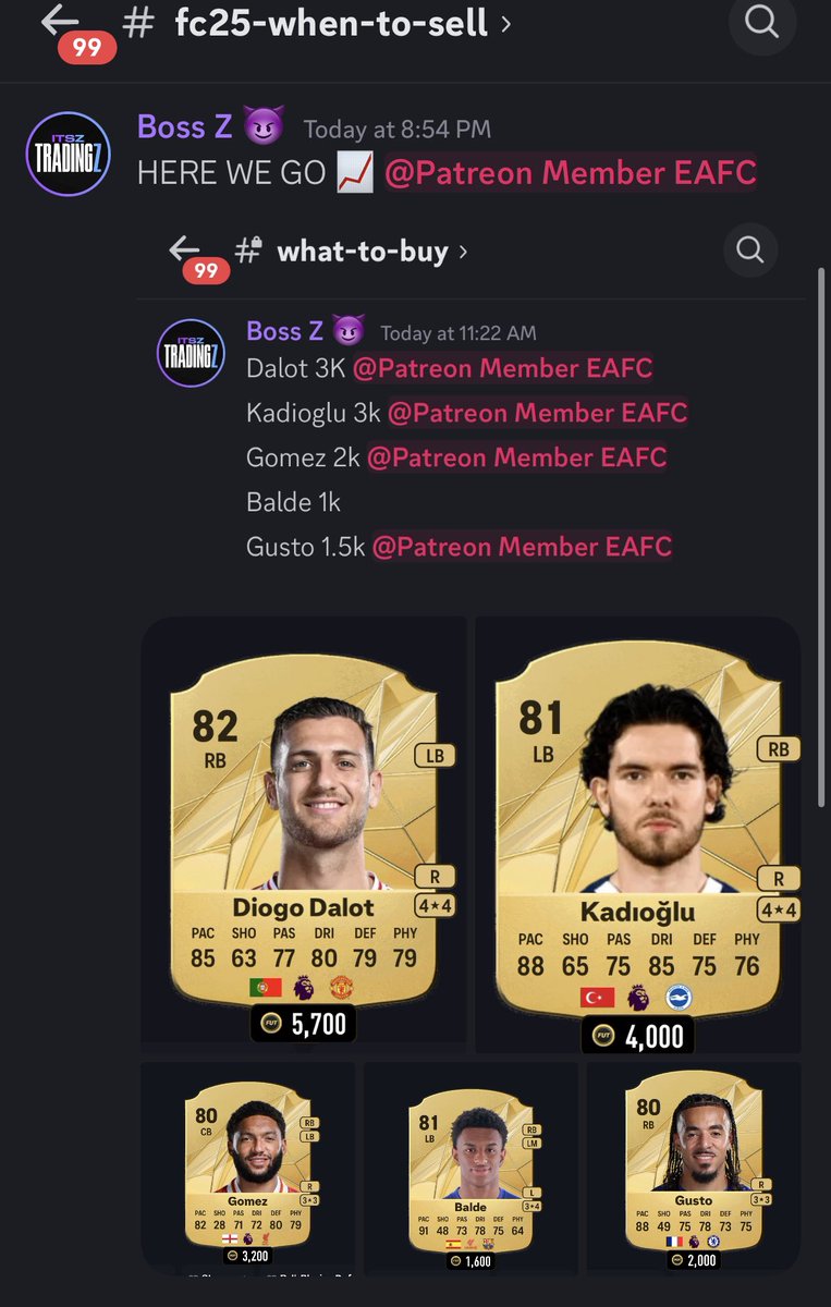 itsZ EAFC Trader tweet media