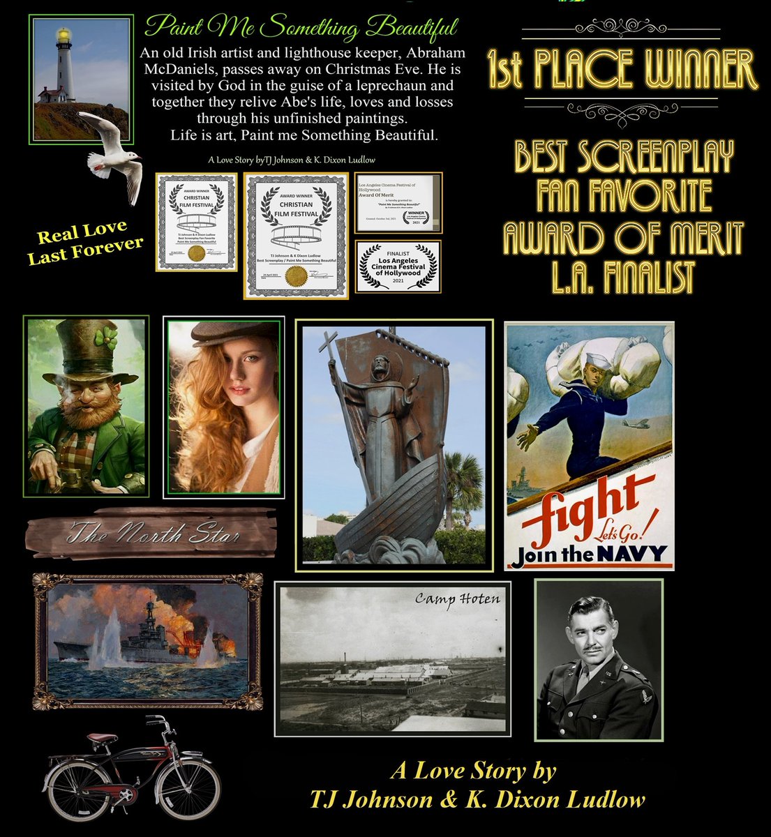 Check Out our 1st Place Screenplay today. A love story you'll never forget: "PAINT ME SOMETHING BEAUTIFUL" filmfreeway.com/PaintMeSomethi