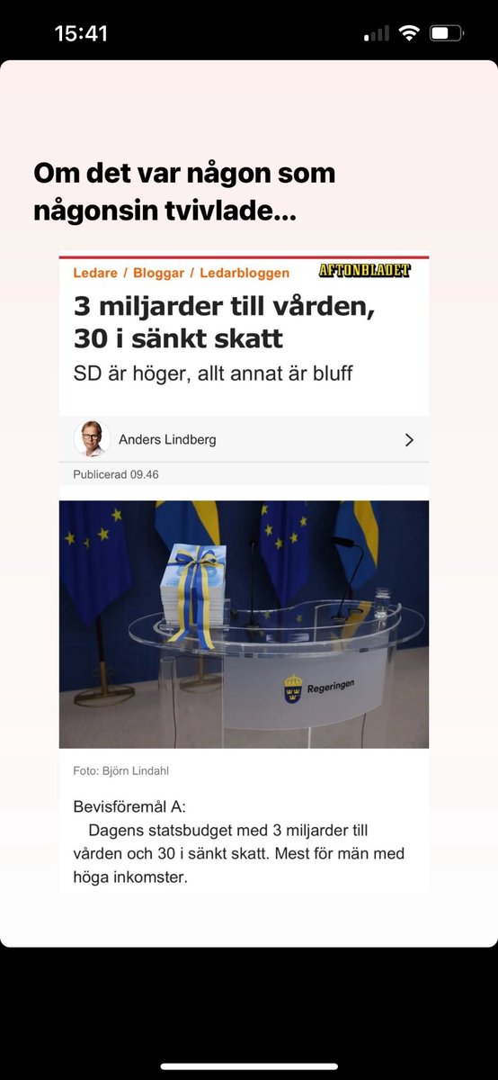 Till vänster: Vad väljarna vill lägga reformutrymmet på (DN/IPSOS)
Till höger: Vad regeringen valde.