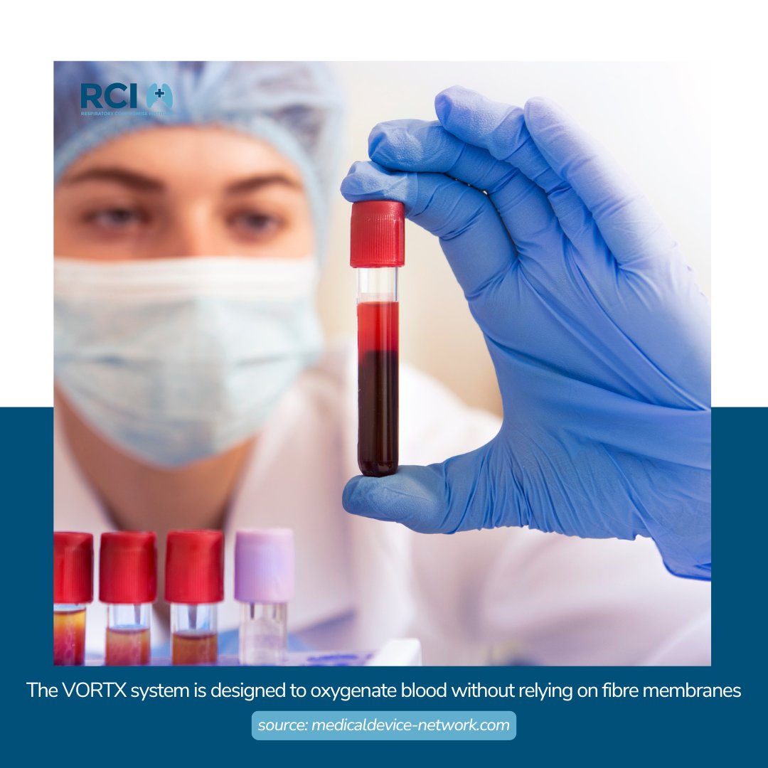 RespComp's tweet photo. Inspira gains a new U.S. patent approval for their blood oxygenation system. The VORTX system is engineered to oxygenate blood without relying on fibre membranes.

Read more: https://t.co/Y9uOpHXKdJ https://t.co/86crPD2xGd