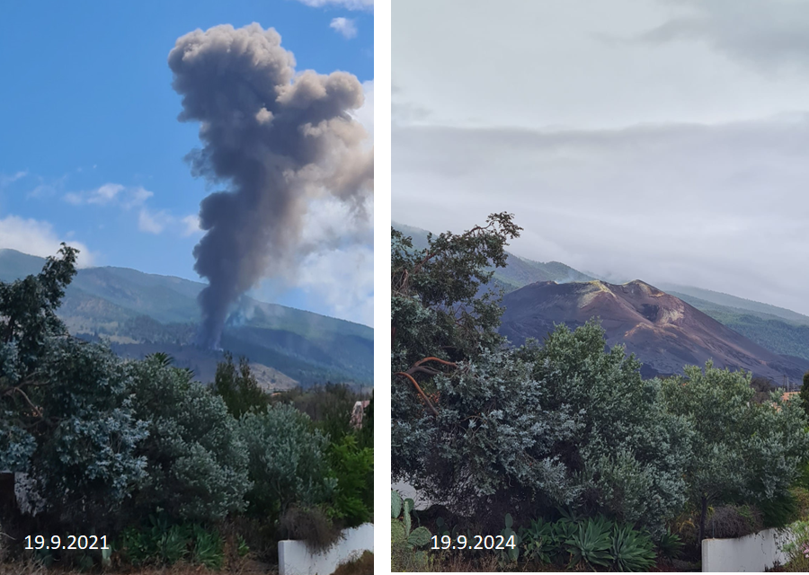 efadi_LP's tweet photo. [15:1h] Tree years ago to the minute, #Tajogaite volcan exploded leading with 85 long days to the longest historic eruption of #LaPalma https://t.co/TqnWd6C9jZ